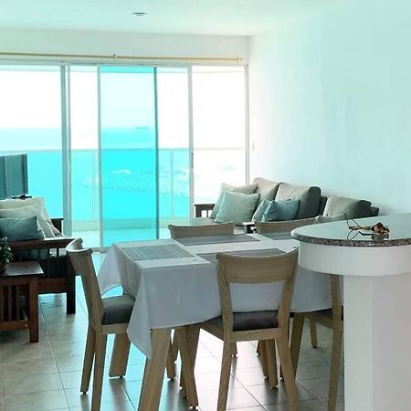 Dpto. Privado Frente Al Mar Con Vista Espectacular Apartman Salinas  Kültér fotó